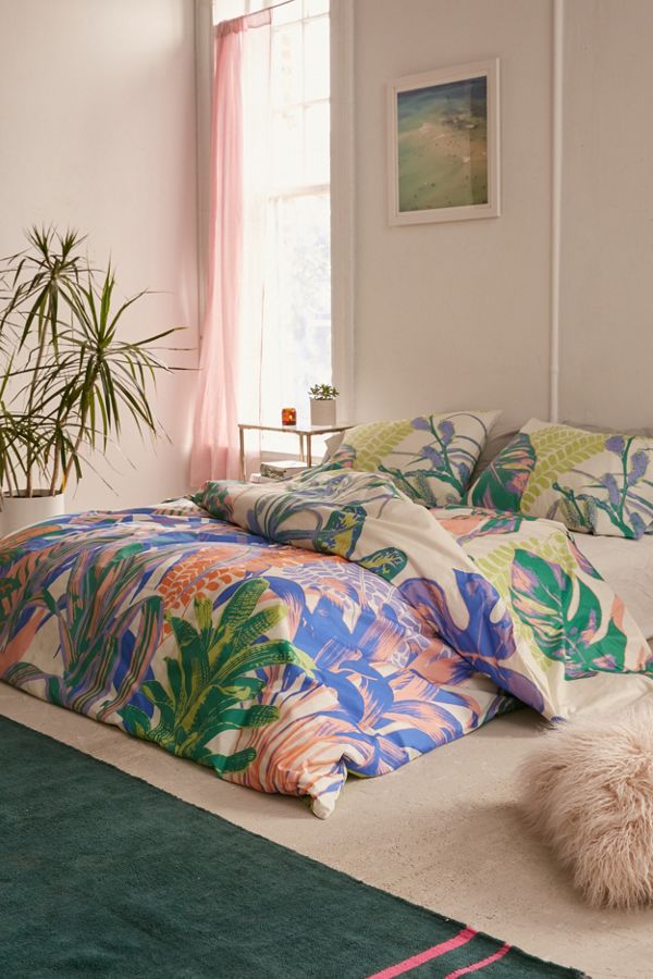 Dreamy Jungle Duvet Cover Set Urban Outfitters