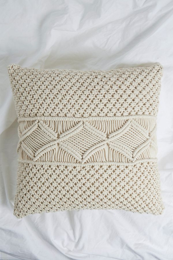 Macrame Cushion Urban Outfitters