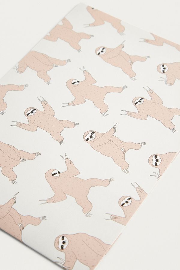 Sloth Wrapping Paper Urban Outfitters