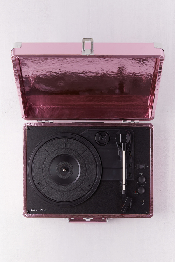 Crosley Pink Foil Cruiser Bluetooth Record Player Urban Outfitters