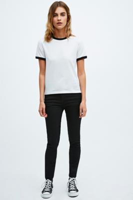 Cooperative Ringer Tee in White