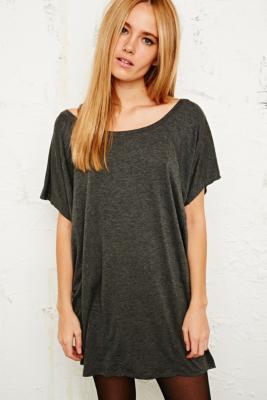 Sparkle & Fade Jersey T-Shirt Dress in Grey