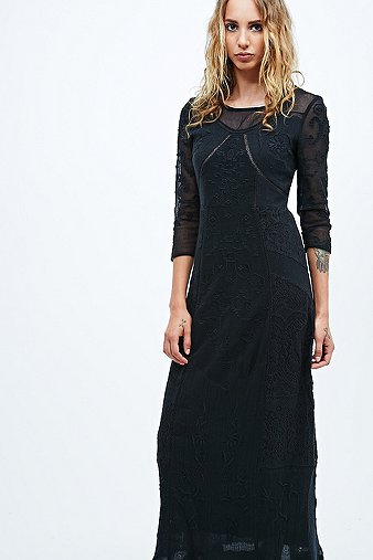Free People Say You Love Me Maxi Dress in Black - Urban Outfitters