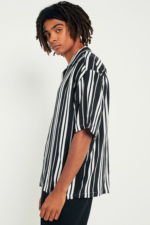 Loom Barca Stripe Revere Collar Shirt | Urban Outfitters