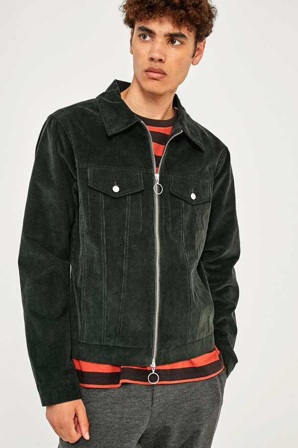 Soulland Lakin Green Western Cord Jacket Urban Outfitters