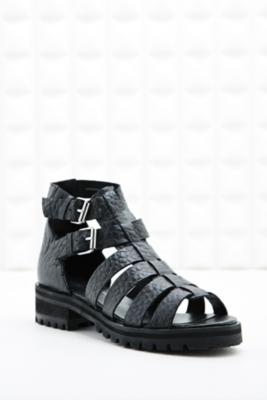 Out From Under Bailey Gladiator Sandals in Black