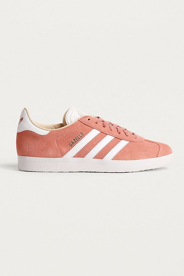 adidas Originals Gazelle Coral Suede Trainers | Urban Outfitters