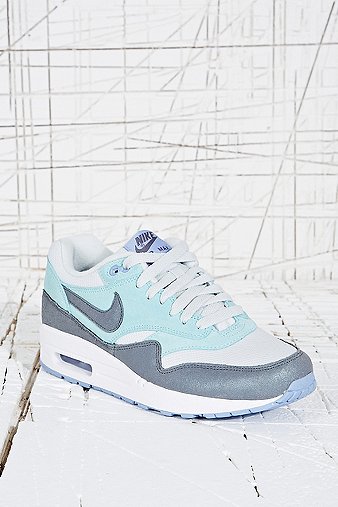 Nike Air Max 1 Trainers in Pale Blue - Urban Outfitters