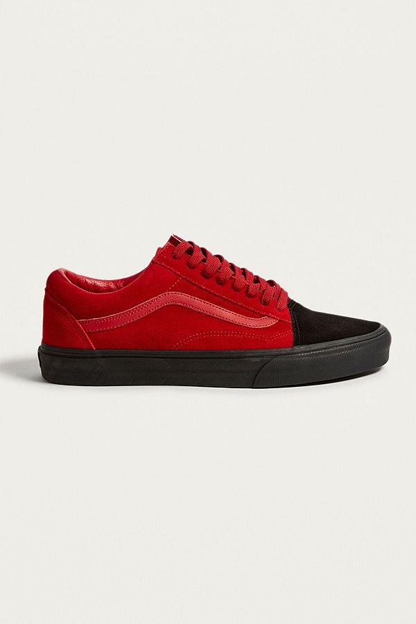 red and black vans red and black vans