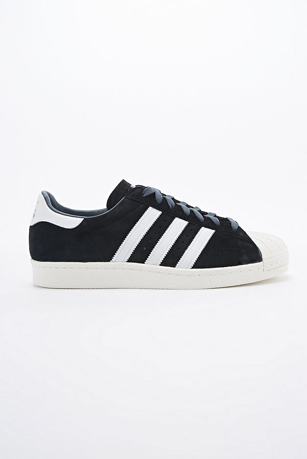 adidas Originals - Baskets Superstar 80s Deluxe en daim noir | Urban ... adidas Originals - Baskets Superstar 80s Deluxe en daim noir