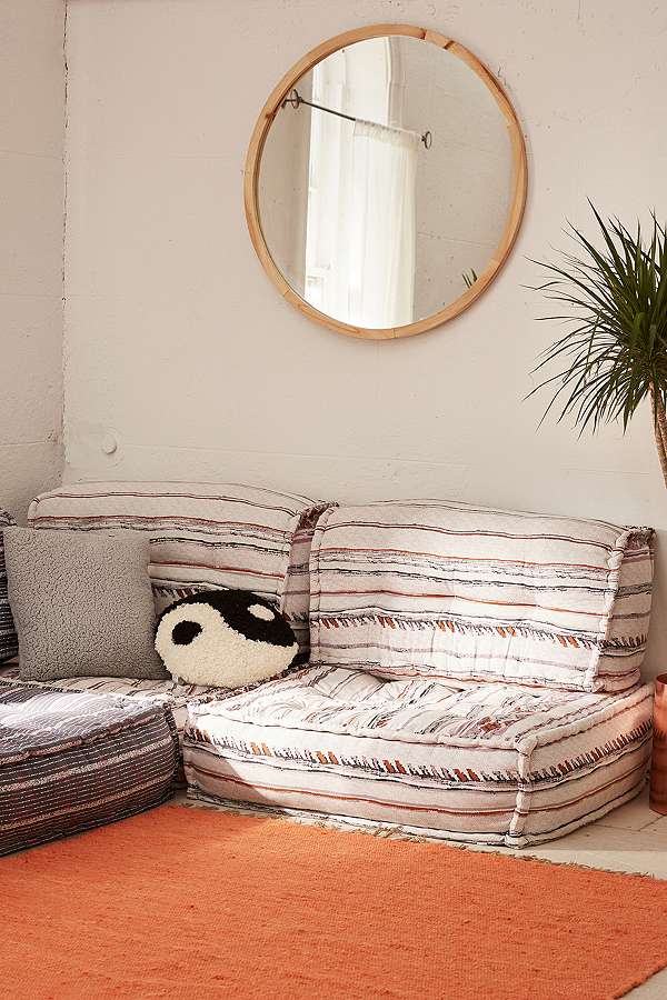 Slide View: 1: Reema Printed Floor Cushion