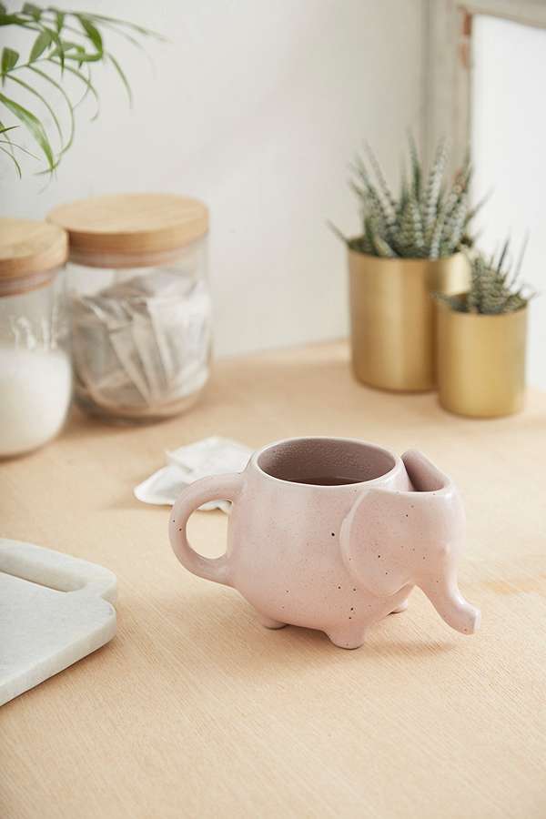 Slide View: 1: Elephant Tea Mug