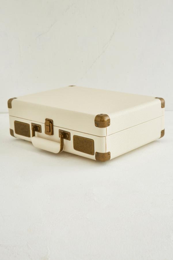 Crosley Cruiser Pebbled Cream Vinyl Record Player | Urban Outfitters