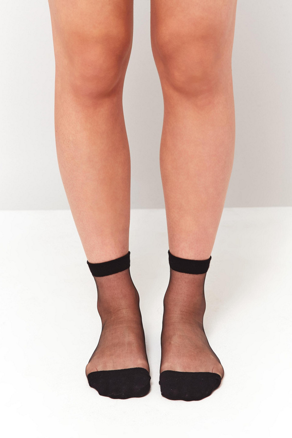 Black Mesh Socks Urban Outfitters
