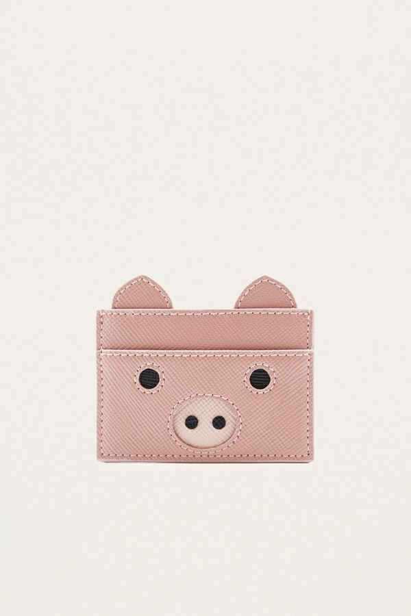 Slide View: 1: Porte-cartes cochon