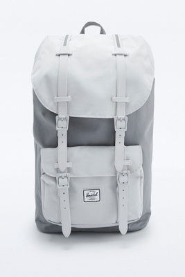 little white backpack