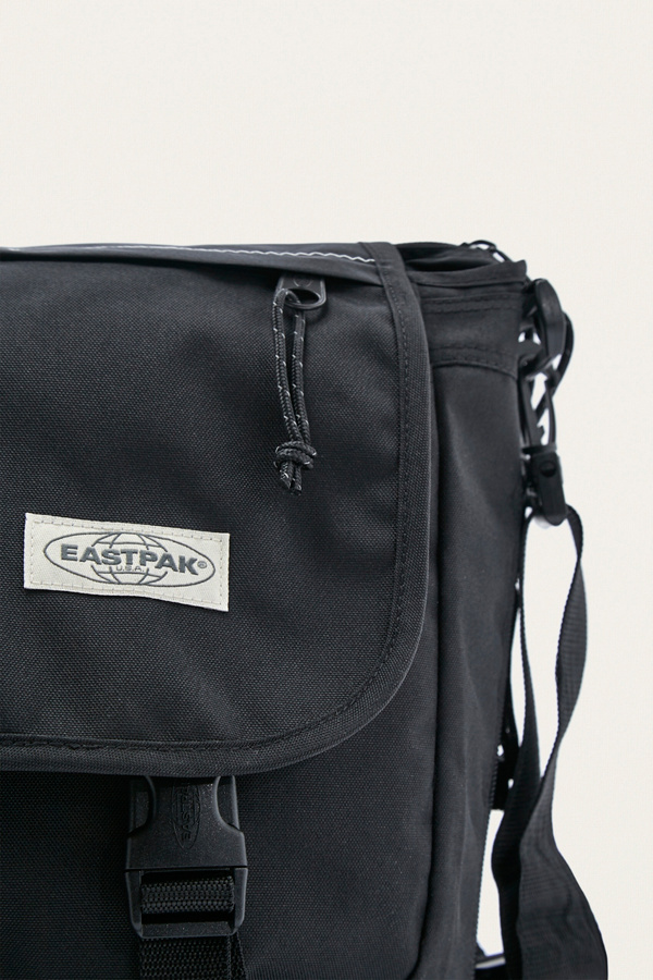 Eastpak Delegate Black Stitch Messenger Bag Urban Outfitters